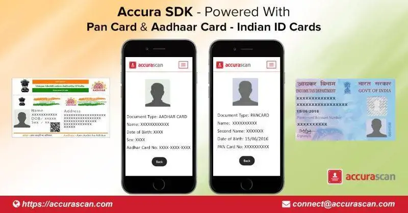 Accura SDK – Powered With Pan Card & Aadhaar Card – Indian ID Card
