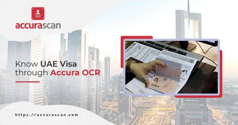 Know UAE Visa through Accura OCR