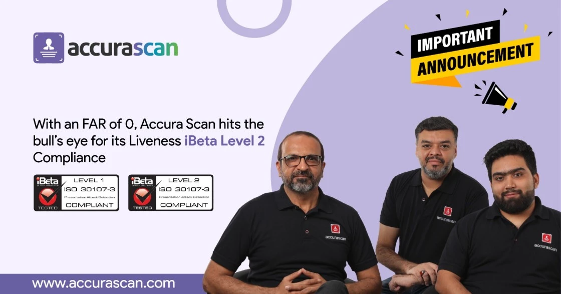 With an FAR of 0, Accura Scan hits the bull’s eye for its Liveness iBeta Level 2 Compliance