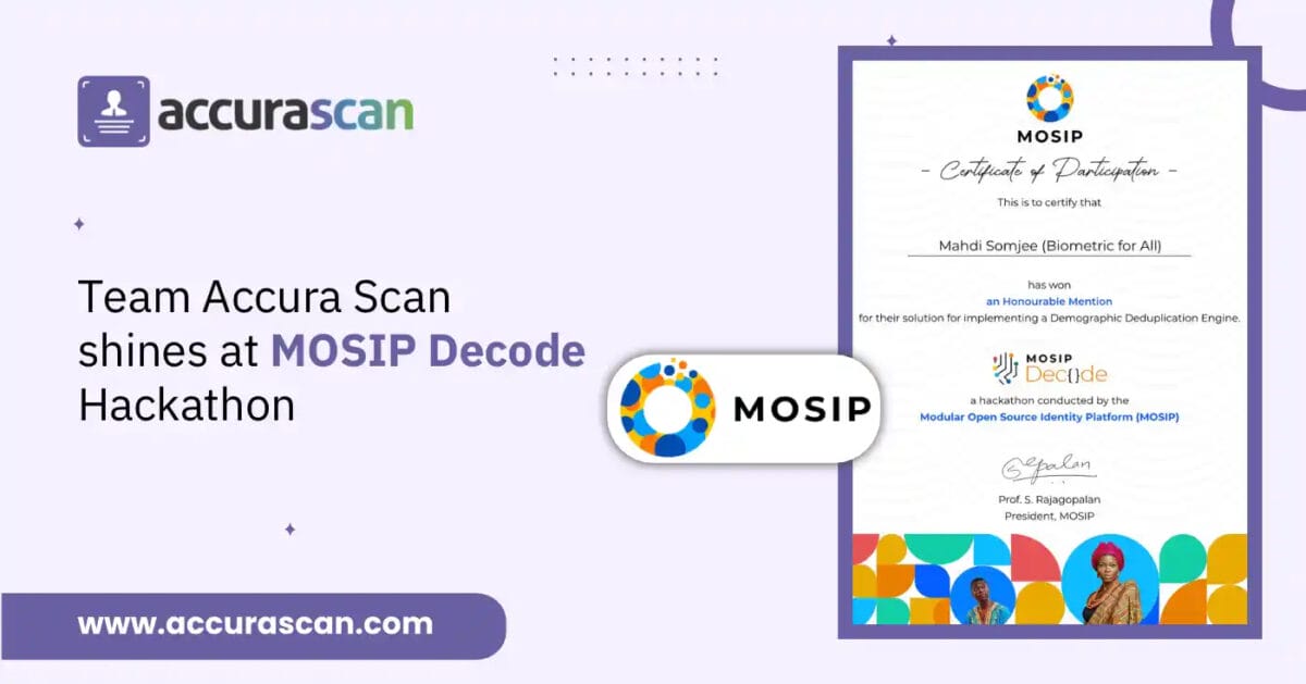 Team Accura Scan shines at MOSIP Decode Hackathon